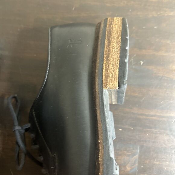 Frye Oxford Mens Black Leather Low Top Cap Toe Oxfords Shoes Lace up 8.5 - Picture 12 of 13